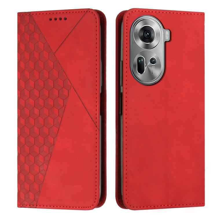 Diamond Splicing Skin Feel Magnetic Leather Phone Case, For OPPO Reno12 Pro Global, For OPPO Reno12 5G Global, For OPPO A3 Pro China, For OPPO A3 Pro Global, For OPPO Reno11 5G Global, For OPPO Reno11 Pro Global, For OPPO A38 / A18, For OPPO A58 4G    ...