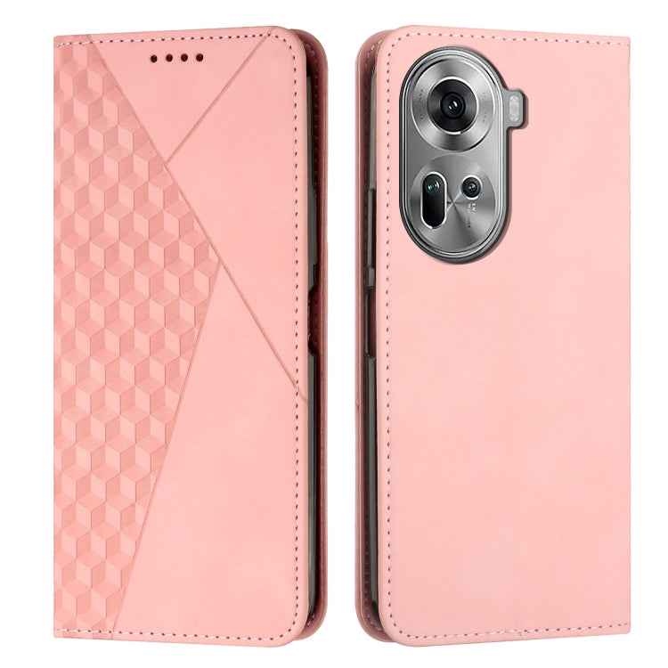 Diamond Splicing Skin Feel Magnetic Leather Phone Case, For OPPO Reno12 Pro Global, For OPPO Reno12 5G Global, For OPPO A3 Pro China, For OPPO A3 Pro Global, For OPPO Reno11 5G Global, For OPPO Reno11 Pro Global, For OPPO A38 / A18, For OPPO A58 4G    ...