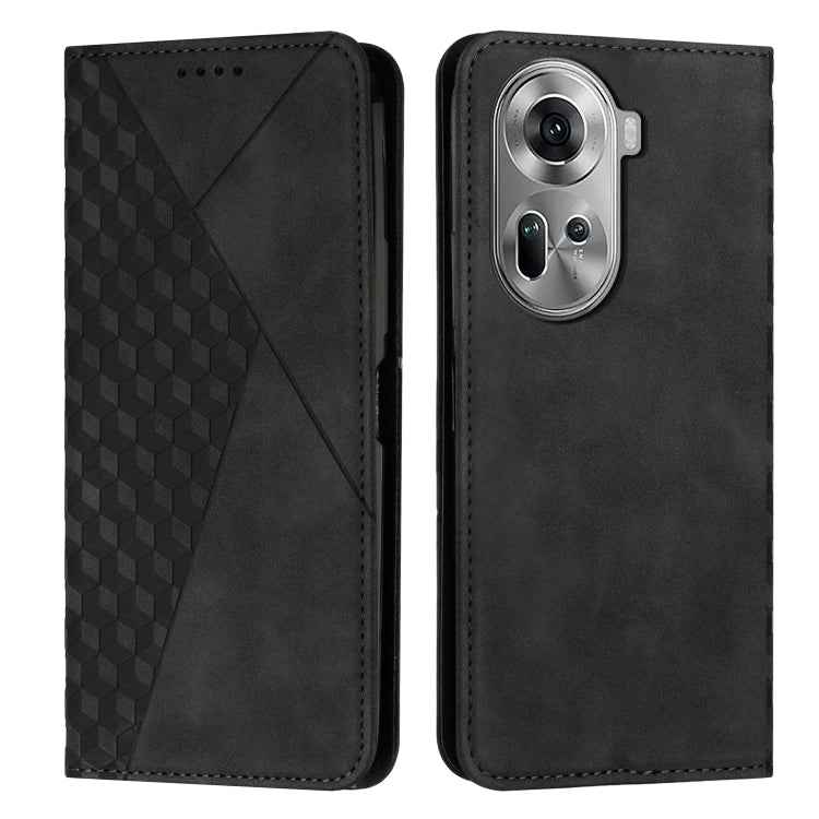 Diamond Splicing Skin Feel Magnetic Leather Phone Case, For OPPO Reno12 Pro Global, For OPPO Reno12 5G Global, For OPPO A3 Pro China, For OPPO A3 Pro Global, For OPPO Reno11 5G Global, For OPPO Reno11 Pro Global, For OPPO A38 / A18, For OPPO A58 4G    ...