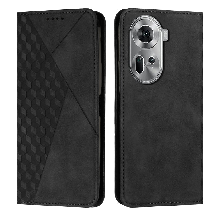 Diamond Splicing Skin Feel Magnetic Leather Phone Case, For OPPO A3 Pro China, For OPPO A3 Pro Global, For OPPO Reno11 5G Global, For OPPO Reno11 Pro Global, For OPPO A38 / A18, For OPPO A58 4G, For OPPO Reno10 5G/Reno10 Pro 5G Global, For OPPO A78 4G ...