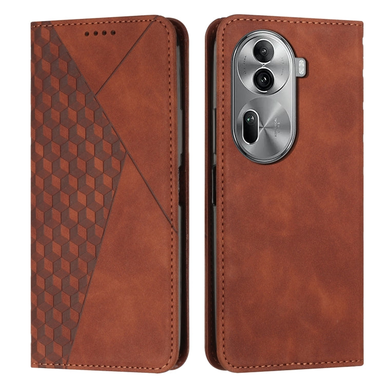 Diamond Splicing Skin Feel Magnetic Leather Phone Case, For OPPO A3 Pro China, For OPPO A3 Pro Global, For OPPO Reno11 5G Global, For OPPO Reno11 Pro Global, For OPPO A38 / A18, For OPPO A58 4G, For OPPO Reno10 5G/Reno10 Pro 5G Global, For OPPO A78 4G ...
