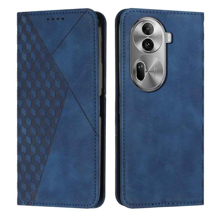 Diamond Splicing Skin Feel Magnetic Leather Phone Case, For OPPO Reno12 Pro Global, For OPPO Reno12 5G Global, For OPPO A3 Pro China, For OPPO A3 Pro Global, For OPPO Reno11 5G Global, For OPPO Reno11 Pro Global, For OPPO A38 / A18, For OPPO A58 4G    ...