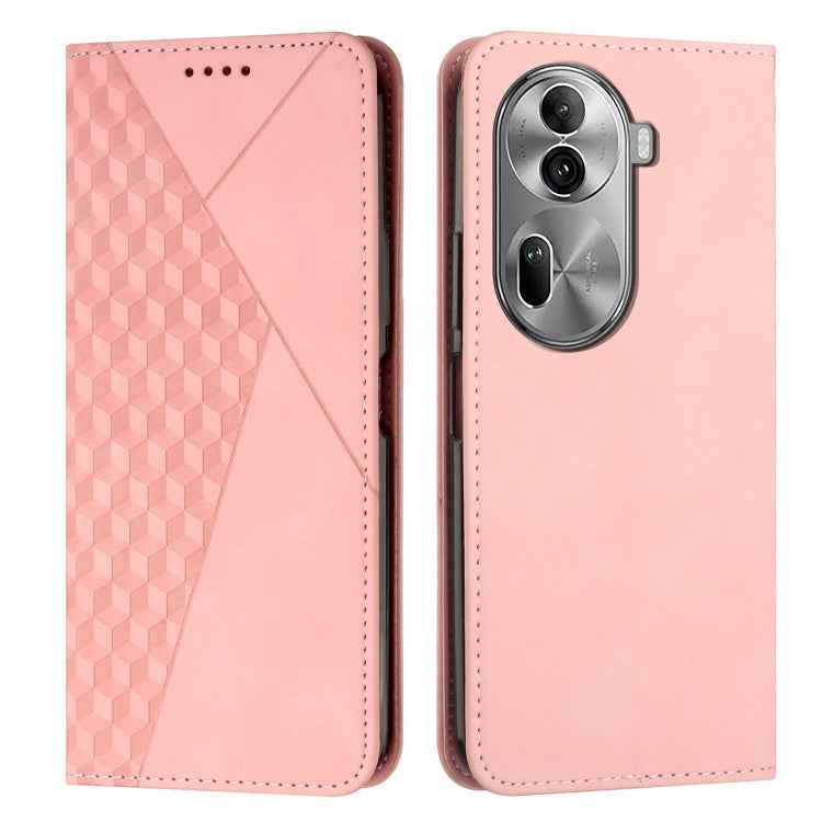 Diamond Splicing Skin Feel Magnetic Leather Phone Case, For OPPO Reno12 Pro Global, For OPPO Reno12 5G Global, For OPPO A3 Pro China, For OPPO A3 Pro Global, For OPPO Reno11 5G Global, For OPPO Reno11 Pro Global, For OPPO A38 / A18, For OPPO A58 4G    ...