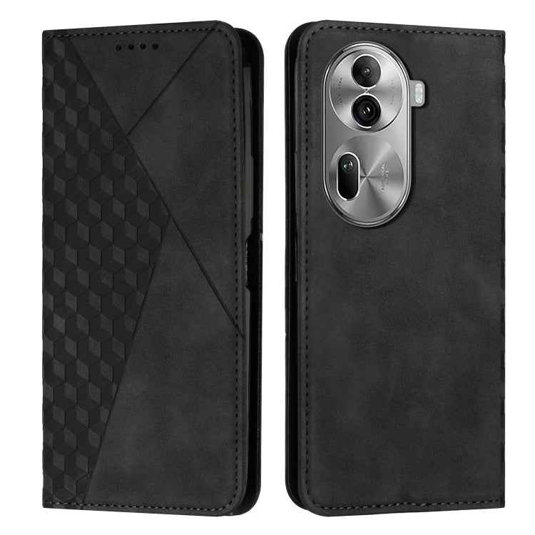 Diamond Splicing Skin Feel Magnetic Leather Phone Case, For OPPO Reno12 Pro Global, For OPPO Reno12 5G Global, For OPPO A3 Pro China, For OPPO A3 Pro Global, For OPPO Reno11 5G Global, For OPPO Reno11 Pro Global, For OPPO A38 / A18, For OPPO A58 4G    ...
