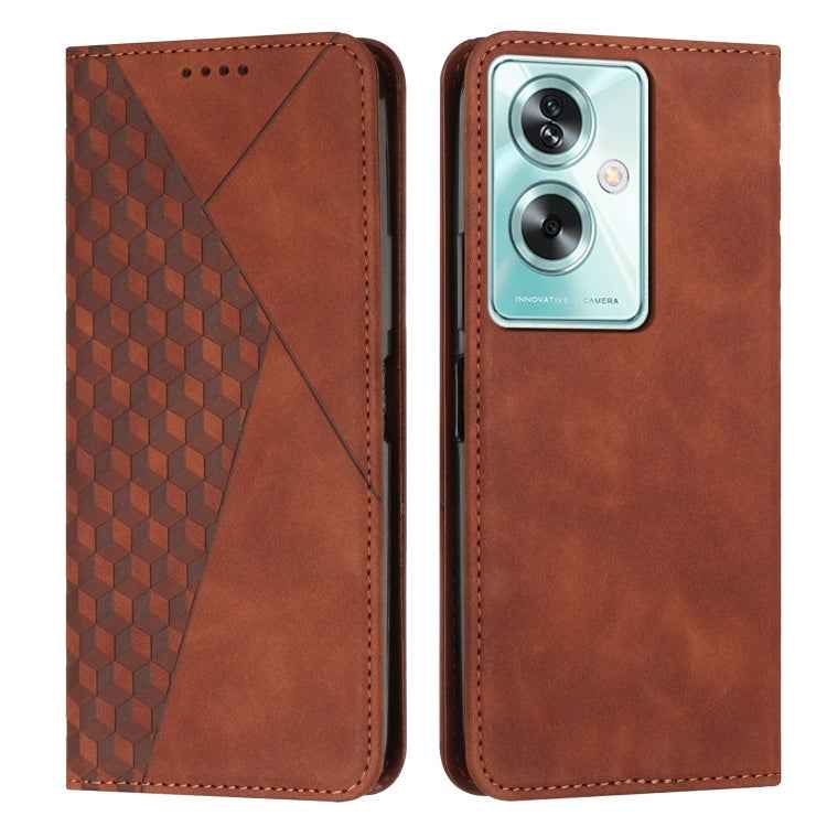 Diamond Splicing Skin Feel Magnetic Leather Phone Case, For OPPO A78 4G, For OPPO Reno10 Pro+, For OPPO A1 5G/A98/F23 5G, For OPPO A58 / A78, For OPPO A1 Pro/Reno8 T 5G Global, For OPPO A79 5G, For OPPO A59
