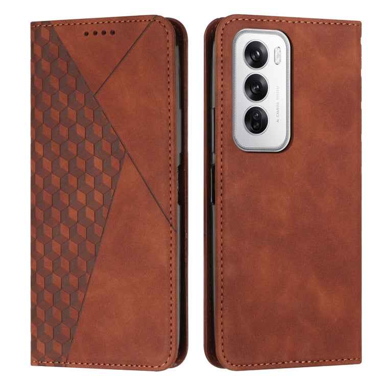 Diamond Splicing Skin Feel Magnetic Leather Phone Case, For OPPO Reno12 Pro Global, For OPPO Reno12 5G Global, For OPPO A3 Pro China, For OPPO A3 Pro Global, For OPPO Reno11 5G Global, For OPPO Reno11 Pro Global, For OPPO A38 / A18, For OPPO A58 4G    ...