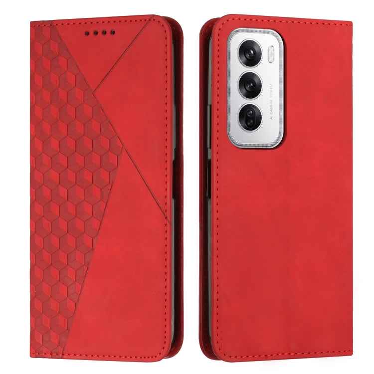 Diamond Splicing Skin Feel Magnetic Leather Phone Case, For OPPO Reno12 Pro Global, For OPPO Reno12 5G Global, For OPPO A3 Pro China, For OPPO A3 Pro Global, For OPPO Reno11 5G Global, For OPPO Reno11 Pro Global, For OPPO A38 / A18, For OPPO A58 4G    ...