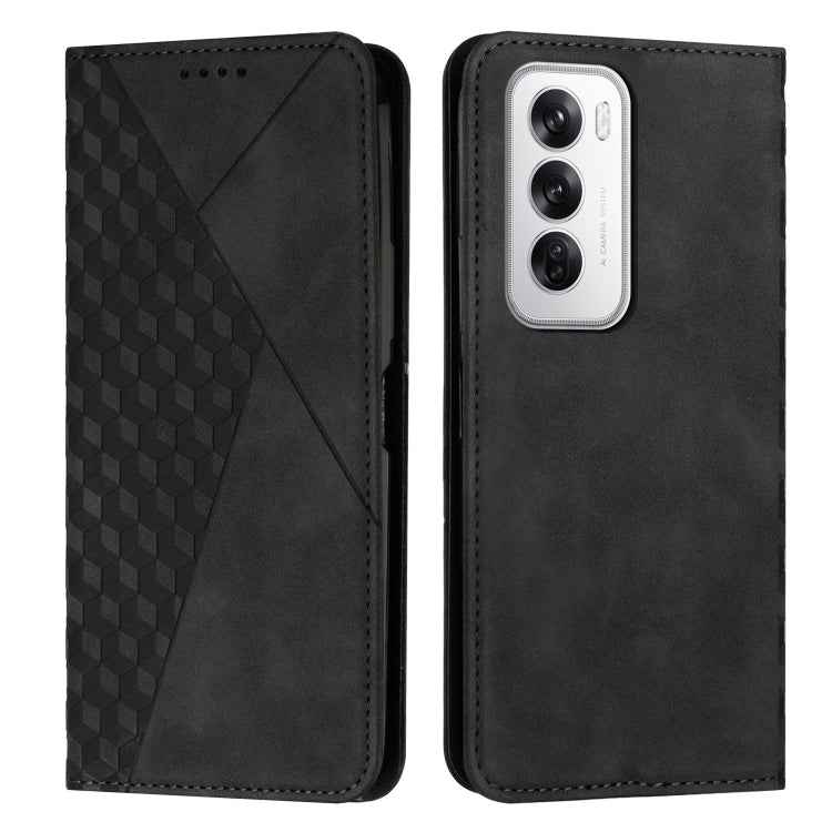 Diamond Splicing Skin Feel Magnetic Leather Phone Case, For OPPO Reno12 Pro Global, For OPPO Reno12 5G Global, For OPPO A3 Pro China, For OPPO A3 Pro Global, For OPPO Reno11 5G Global, For OPPO Reno11 Pro Global, For OPPO A38 / A18, For OPPO A58 4G    ...