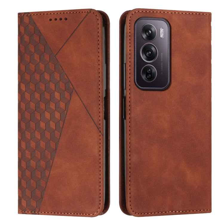 Diamond Splicing Skin Feel Magnetic Leather Phone Case, For OPPO Reno12 Pro Global, For OPPO Reno12 5G Global, For OPPO A3 Pro China, For OPPO A3 Pro Global, For OPPO Reno11 5G Global, For OPPO Reno11 Pro Global, For OPPO A38 / A18, For OPPO A58 4G    ...