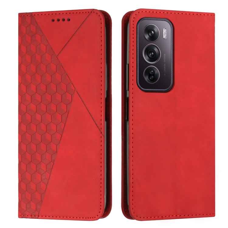 Diamond Splicing Skin Feel Magnetic Leather Phone Case, For OPPO Reno12 Pro Global, For OPPO Reno12 5G Global, For OPPO A3 Pro China, For OPPO A3 Pro Global, For OPPO Reno11 5G Global, For OPPO Reno11 Pro Global, For OPPO A38 / A18, For OPPO A58 4G    ...