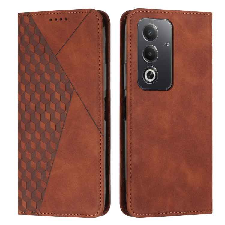 Diamond Splicing Skin Feel Magnetic Leather Phone Case, For OPPO Reno12 Pro Global, For OPPO Reno12 5G Global, For OPPO A3 Pro China, For OPPO A3 Pro Global, For OPPO Reno11 5G Global, For OPPO Reno11 Pro Global, For OPPO A38 / A18, For OPPO A58 4G    ...