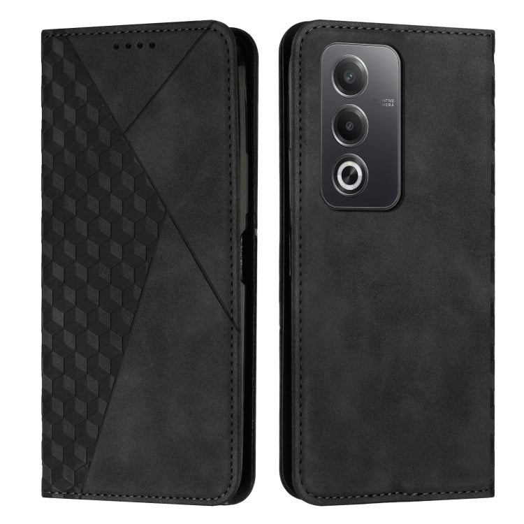 Diamond Splicing Skin Feel Magnetic Leather Phone Case, For OPPO A3 Pro China, For OPPO A3 Pro Global, For OPPO Reno11 5G Global, For OPPO Reno11 Pro Global, For OPPO A38 / A18, For OPPO A58 4G, For OPPO Reno10 5G/Reno10 Pro 5G Global, For OPPO A78 4G ...