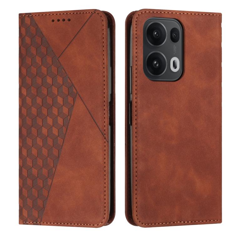 Diamond Splicing Skin Feel Magnetic Leather Phone Case, For OPPO A5x 5G Global, For OPPO Reno14 Pro Global, For OPPO A5 Pro 5G Global, For OPPO Reno13 Pro Global, For OPPO Reno13 5G Global, For OPPO Reno13 F 5G / 4G, For OPPO A3x                       ...