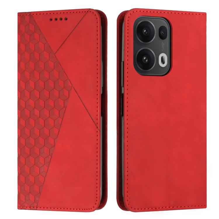 Diamond Splicing Skin Feel Magnetic Leather Phone Case, For OPPO F31 5G / A6 Pro Global 5G, For OPPO Reno14 Global / Reno14 F 5G, For OPPO A5x 5G Global, For OPPO Reno14 Pro Global, For OPPO A5 Pro 5G Global, For OPPO Reno13 Pro Global                 ...