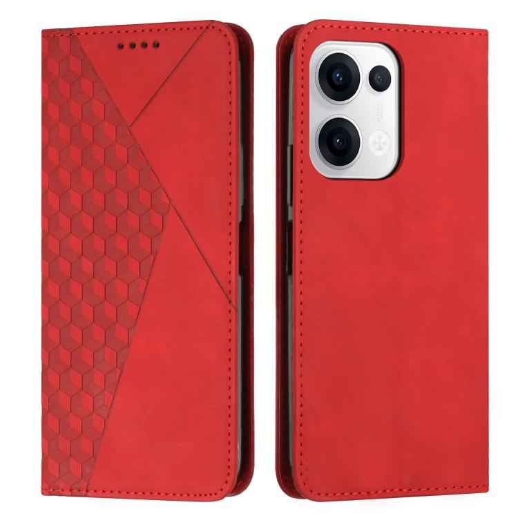 Diamond Splicing Skin Feel Magnetic Leather Phone Case, For OPPO F31 5G / A6 Pro Global 5G, For OPPO Reno14 Global / Reno14 F 5G, For OPPO A5x 5G Global, For OPPO Reno14 Pro Global, For OPPO A5 Pro 5G Global, For OPPO Reno13 Pro Global                 ...