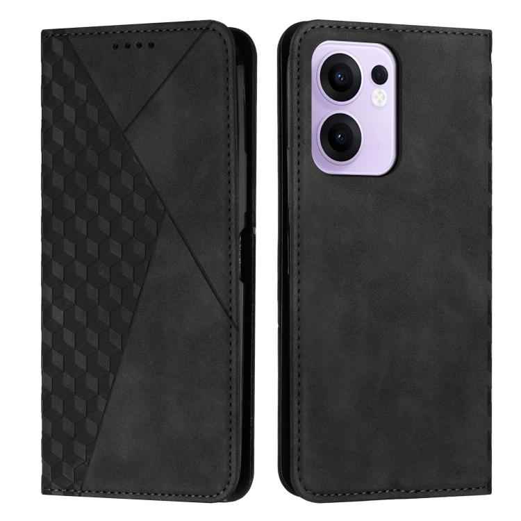 Diamond Splicing Skin Feel Magnetic Leather Phone Case, For OPPO F31 5G / A6 Pro Global 5G, For OPPO Reno14 Global / Reno14 F 5G, For OPPO A5x 5G Global, For OPPO Reno14 Pro Global, For OPPO A5 Pro 5G Global, For OPPO Reno13 Pro Global                 ...