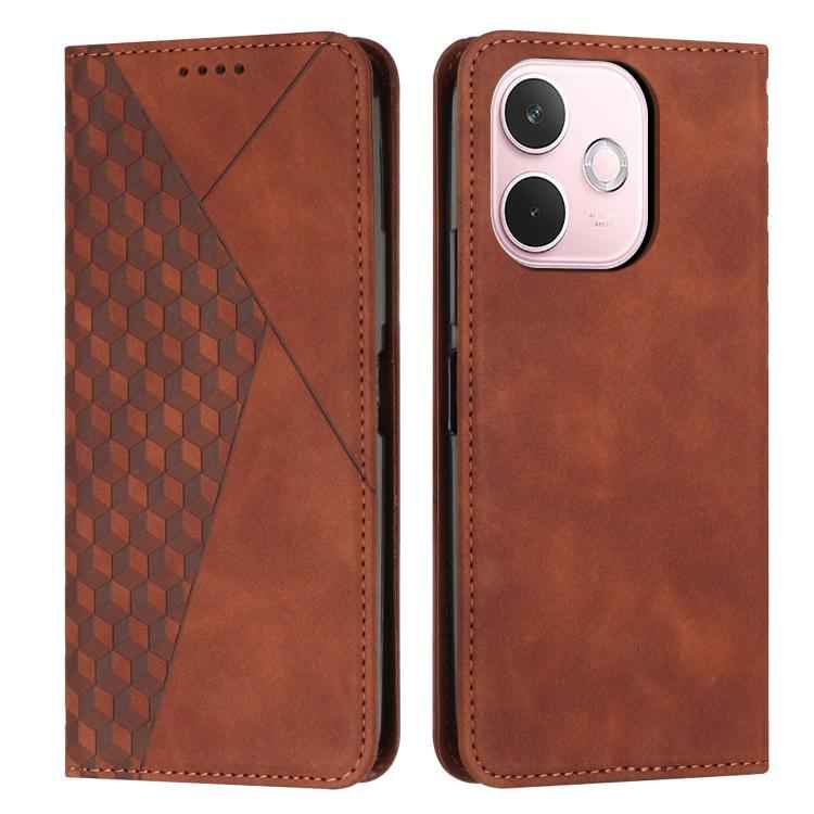 Diamond Splicing Skin Feel Magnetic Leather Phone Case, For OPPO F31 5G / A6 Pro Global 5G, For OPPO Reno14 Global / Reno14 F 5G, For OPPO A5x 5G Global, For OPPO Reno14 Pro Global, For OPPO A5 Pro 5G Global, For OPPO Reno13 Pro Global                 ...