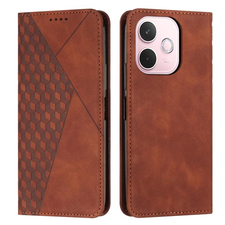 Diamond Splicing Skin Feel Magnetic Leather Phone Case, For OPPO A5x 5G Global, For OPPO Reno14 Pro Global, For OPPO A5 Pro 5G Global, For OPPO Reno13 Pro Global, For OPPO Reno13 5G Global, For OPPO Reno13 F 5G / 4G, For OPPO A3x                       ...