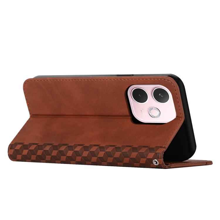 Diamond Splicing Skin Feel Magnetic Leather Phone Case, For OPPO A5 Pro 5G Global, For OPPO Reno13 Pro Global, For OPPO Reno13 5G Global, For OPPO Reno13 F 5G / 4G, For OPPO A3x, For OPPO Reno12 Pro Global, For OPPO Reno12 5G Global, For OPPO A3 Pro Ch...