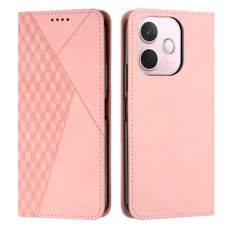 Diamond Splicing Skin Feel Magnetic Leather Phone Case, For OPPO A5x 5G Global, For OPPO Reno14 Pro Global, For OPPO A5 Pro 5G Global, For OPPO Reno13 Pro Global, For OPPO Reno13 5G Global, For OPPO Reno13 F 5G / 4G, For OPPO A3x                       ...