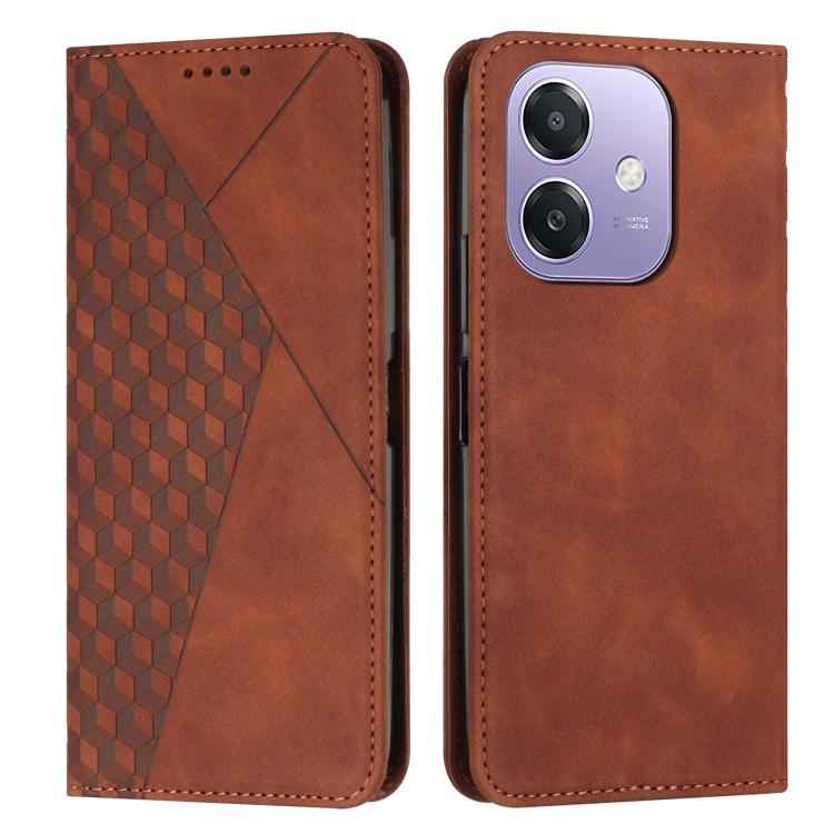 Diamond Splicing Skin Feel Magnetic Leather Phone Case, For OPPO F31 5G / A6 Pro Global 5G, For OPPO Reno14 Global / Reno14 F 5G, For OPPO A5x 5G Global, For OPPO Reno14 Pro Global, For OPPO A5 Pro 5G Global, For OPPO Reno13 Pro Global                 ...