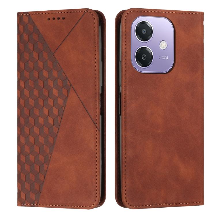 Diamond Splicing Skin Feel Magnetic Leather Phone Case, For OPPO A5x 5G Global, For OPPO Reno14 Pro Global, For OPPO A5 Pro 5G Global, For OPPO Reno13 Pro Global, For OPPO Reno13 5G Global, For OPPO Reno13 F 5G / 4G, For OPPO A3x                       ...
