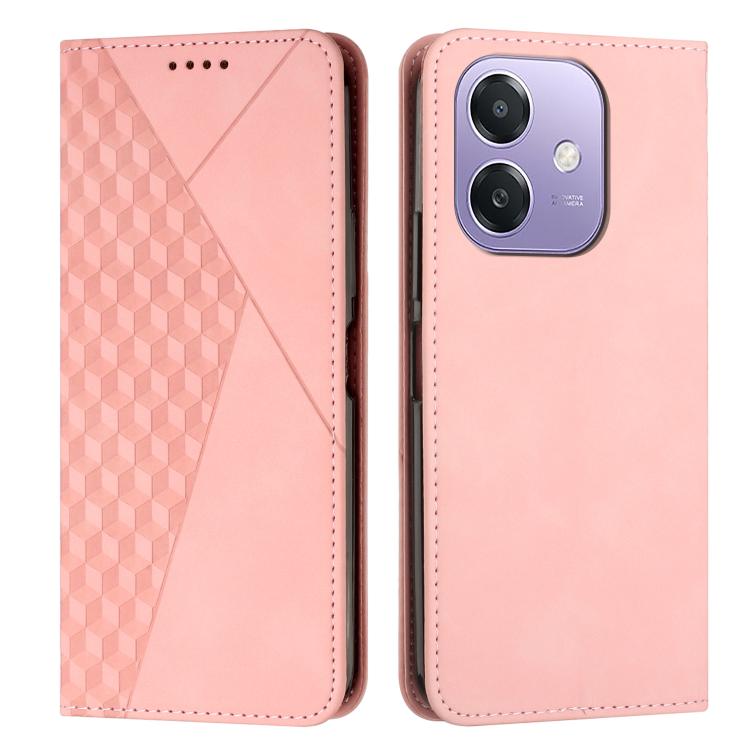 Diamond Splicing Skin Feel Magnetic Leather Phone Case, For OPPO A5x 5G Global, For OPPO Reno14 Pro Global, For OPPO A5 Pro 5G Global, For OPPO Reno13 Pro Global, For OPPO Reno13 5G Global, For OPPO Reno13 F 5G / 4G, For OPPO A3x                       ...
