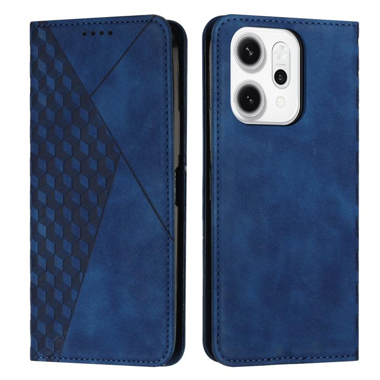 Diamond Splicing Skin Feel Magnetic Leather Phone Case, For OPPO A5x 5G Global, For OPPO Reno14 Pro Global, For OPPO A5 Pro 5G Global, For OPPO Reno13 Pro Global, For OPPO Reno13 5G Global, For OPPO Reno13 F 5G / 4G, For OPPO A3x                       ...