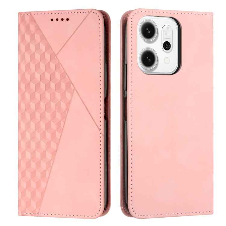 Diamond Splicing Skin Feel Magnetic Leather Phone Case, For OPPO F31 5G / A6 Pro Global 5G, For OPPO Reno14 Global / Reno14 F 5G, For OPPO A5x 5G Global, For OPPO Reno14 Pro Global, For OPPO A5 Pro 5G Global, For OPPO Reno13 Pro Global                 ...