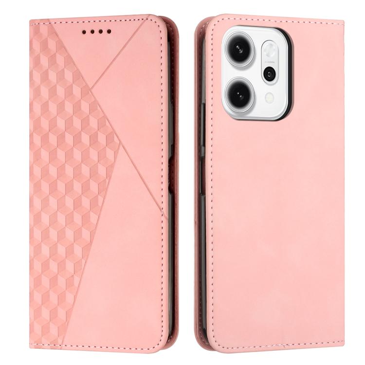 Diamond Splicing Skin Feel Magnetic Leather Phone Case, For OPPO A5x 5G Global, For OPPO Reno14 Pro Global, For OPPO A5 Pro 5G Global, For OPPO Reno13 Pro Global, For OPPO Reno13 5G Global, For OPPO Reno13 F 5G / 4G, For OPPO A3x                       ...