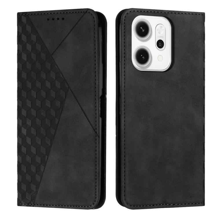 Diamond Splicing Skin Feel Magnetic Leather Phone Case, For OPPO F31 5G / A6 Pro Global 5G, For OPPO Reno14 Global / Reno14 F 5G, For OPPO A5x 5G Global, For OPPO Reno14 Pro Global, For OPPO A5 Pro 5G Global, For OPPO Reno13 Pro Global                 ...