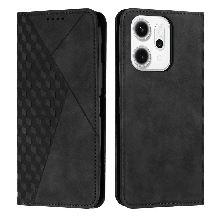 Diamond Splicing Skin Feel Magnetic Leather Phone Case, For OPPO A5x 5G Global, For OPPO Reno14 Pro Global, For OPPO A5 Pro 5G Global, For OPPO Reno13 Pro Global, For OPPO Reno13 5G Global, For OPPO Reno13 F 5G / 4G, For OPPO A3x                       ...