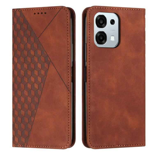 Diamond Splicing Skin Feel Magnetic Leather Phone Case, For OPPO F31 5G / A6 Pro Global 5G, For OPPO Reno14 Global / Reno14 F 5G, For OPPO A5x 5G Global, For OPPO Reno14 Pro Global, For OPPO A5 Pro 5G Global, For OPPO Reno13 Pro Global                 ...