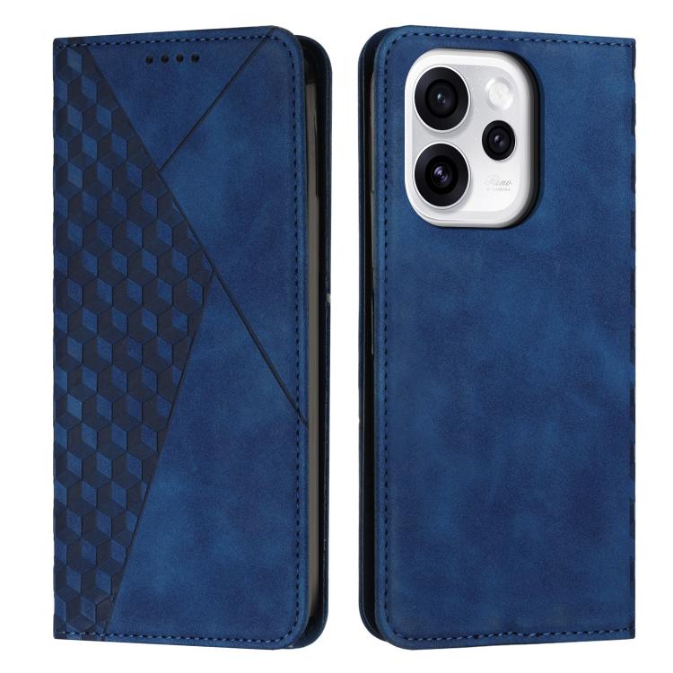 Diamond Splicing Skin Feel Magnetic Leather Phone Case, For OPPO Reno15 F 5G Global, For OPPO Reno15 Pro Max 5G Global, For OPPO A6x 5G / A6 6G, For OPPO Reno15 Pro 5G Global, For OPPO Reno15 5G Global, For OPPO F31 5G / A6 Pro Global 5G               ...