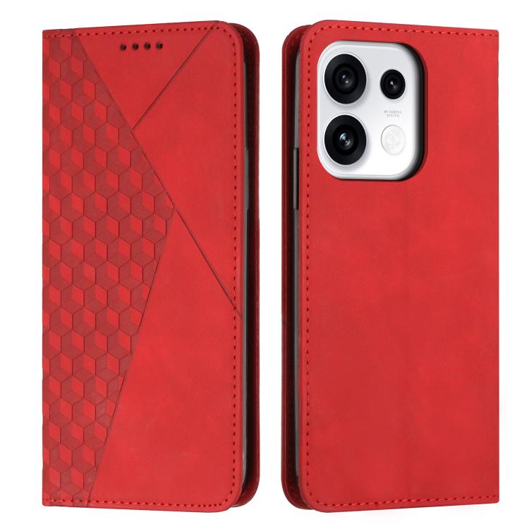 Diamond Splicing Skin Feel Magnetic Leather Phone Case, For OPPO Reno16 F / Reno16 FS 5G, For OPPO Reno16 / Reno16 Pro 5G Global, For OPPO Reno15 F 5G Global, For OPPO Reno15 Pro Max 5G Global, For OPPO A6x 5G / A6 6G, For OPPO Reno15 Pro 5G Global    ...