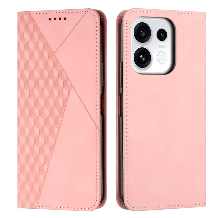 Diamond Splicing Skin Feel Magnetic Leather Phone Case, For OPPO Reno16 F / Reno16 FS 5G, For OPPO Reno16 / Reno16 Pro 5G Global, For OPPO Reno15 F 5G Global, For OPPO Reno15 Pro Max 5G Global, For OPPO A6x 5G / A6 6G, For OPPO Reno15 Pro 5G Global    ...