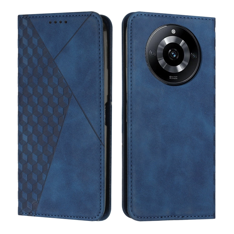 Diamond Splicing Skin Feel Magnetic Leather Phone Case, For Realme 12 Pro+, For Realme C67 4G Global, For Realme 11 4G Global, For Realme 11 5G Global/11x, For Realme C53/Narzo N53, For Realme 11, For Realme 11 Pro/11 Pro+, For Realme C65 4G           ...