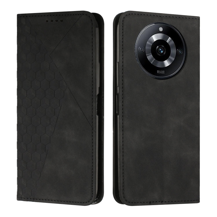Diamond Splicing Skin Feel Magnetic Leather Phone Case, For Realme 12 Pro+, For Realme C67 4G Global, For Realme 11 4G Global, For Realme 11 5G Global/11x, For Realme C53/Narzo N53, For Realme 11, For Realme 11 Pro/11 Pro+, For Realme C65 4G           ...