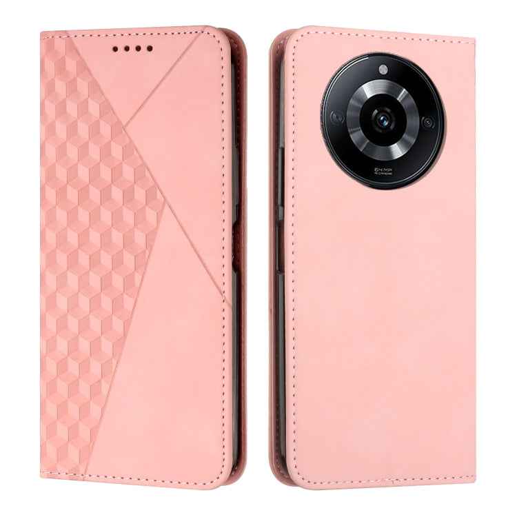 Diamond Splicing Skin Feel Magnetic Leather Phone Case, For Realme 11 Pro/11 Pro+, For Realme C65 4G, For Realme 9i 5G/V20 5G/V30t/V30, For Realme C55