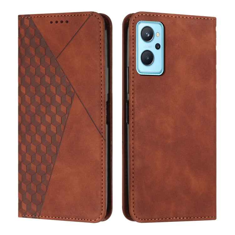Diamond Splicing Skin Feel Magnetic Leather Phone Case, For Realme 11 Pro/11 Pro+, For Realme C65 4G, For Realme 9i 5G/V20 5G/V30t/V30, For Realme C55