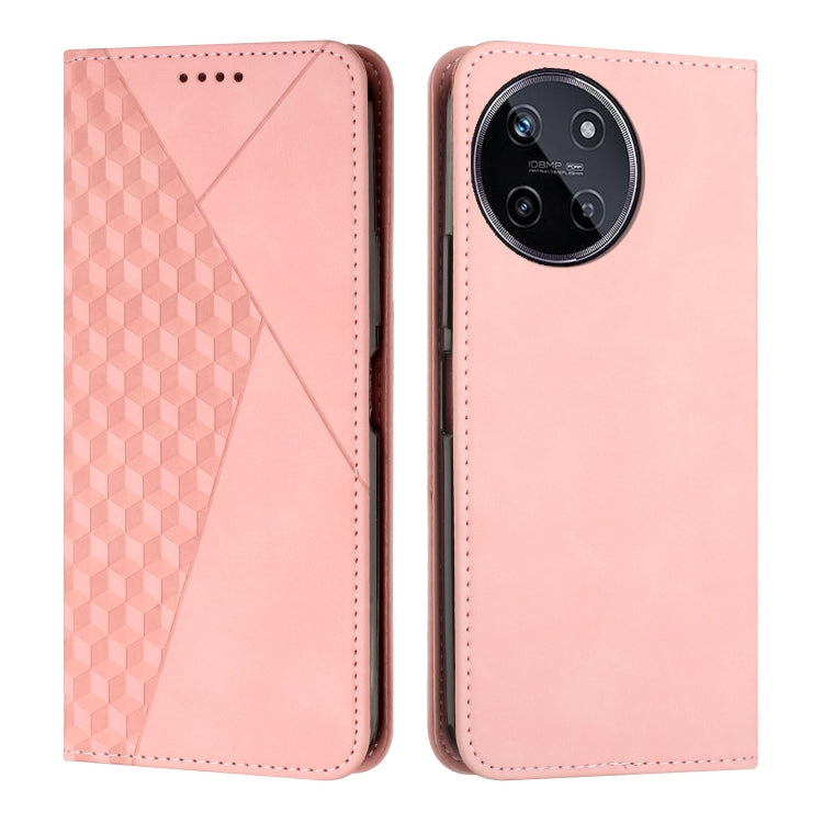 Diamond Splicing Skin Feel Magnetic Leather Phone Case, For Realme 12 Pro+, For Realme C67 4G Global, For Realme 11 4G Global, For Realme 11 5G Global/11x, For Realme C53/Narzo N53, For Realme 11, For Realme 11 Pro/11 Pro+, For Realme C65 4G           ...