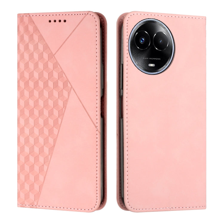 Diamond Splicing Skin Feel Magnetic Leather Phone Case, For Realme 12 Pro+, For Realme C67 4G Global, For Realme 11 4G Global, For Realme 11 5G Global/11x, For Realme C53/Narzo N53, For Realme 11, For Realme 11 Pro/11 Pro+, For Realme C65 4G           ...
