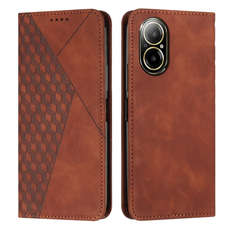 Diamond Splicing Skin Feel Magnetic Leather Phone Case, For Realme 12, For Realme 12+, For Realme 12 Pro+, For Realme C67 4G Global, For Realme 11 4G Global, For Realme 11 5G Global/11x, For Realme C53/Narzo N53, For Realme 11, For Realme 11 Pro/11 Pro+