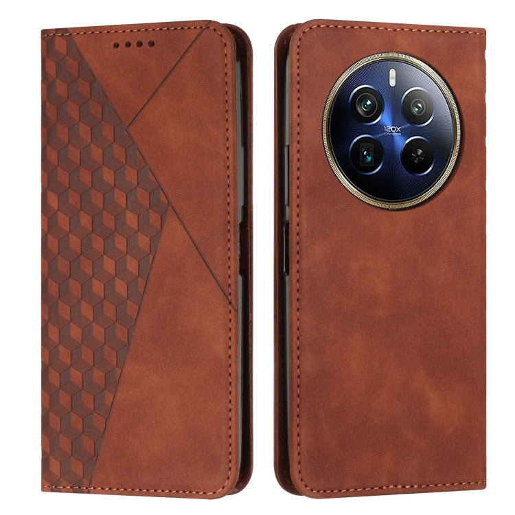 Diamond Splicing Skin Feel Magnetic Leather Phone Case, For Realme 12, For Realme 12+, For Realme 12 Pro+, For Realme C67 4G Global, For Realme 11 4G Global, For Realme 11 5G Global/11x, For Realme C53/Narzo N53, For Realme 11, For Realme 11 Pro/11 Pro+