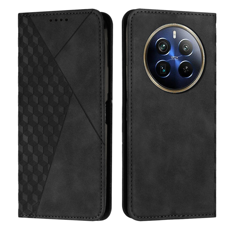 Diamond Splicing Skin Feel Magnetic Leather Phone Case, For Realme 12, For Realme 12+, For Realme 12 Pro+, For Realme C67 4G Global, For Realme 11 4G Global, For Realme 11 5G Global/11x, For Realme C53/Narzo N53, For Realme 11, For Realme 11 Pro/11 Pro+