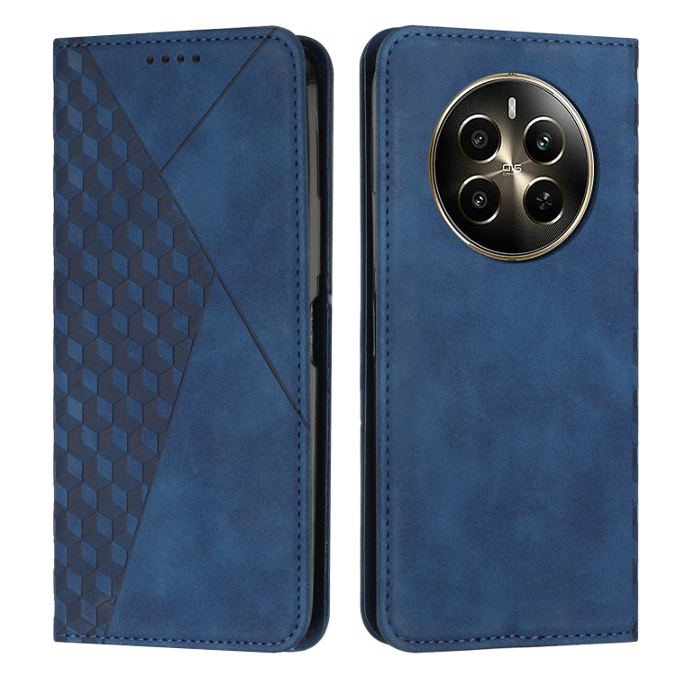 Diamond Splicing Skin Feel Magnetic Leather Phone Case, For Realme 12, For Realme 12+, For Realme 12 Pro+, For Realme C67 4G Global, For Realme 11 4G Global, For Realme 11 5G Global/11x, For Realme C53/Narzo N53, For Realme 11, For Realme 11 Pro/11 Pro+