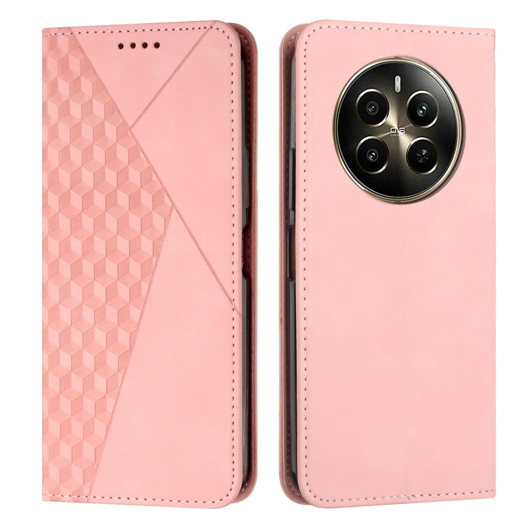 Diamond Splicing Skin Feel Magnetic Leather Phone Case, For Realme 12, For Realme 12+, For Realme 12 Pro+, For Realme C67 4G Global, For Realme 11 4G Global, For Realme 11 5G Global/11x, For Realme C53/Narzo N53, For Realme 11, For Realme 11 Pro/11 Pro+