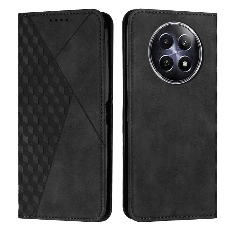 Diamond Splicing Skin Feel Magnetic Leather Phone Case, For Realme 12, For Realme 12+, For Realme 12 Pro+, For Realme C67 4G Global, For Realme 11 4G Global, For Realme 11 5G Global/11x, For Realme C53/Narzo N53, For Realme 11, For Realme 11 Pro/11 Pro+