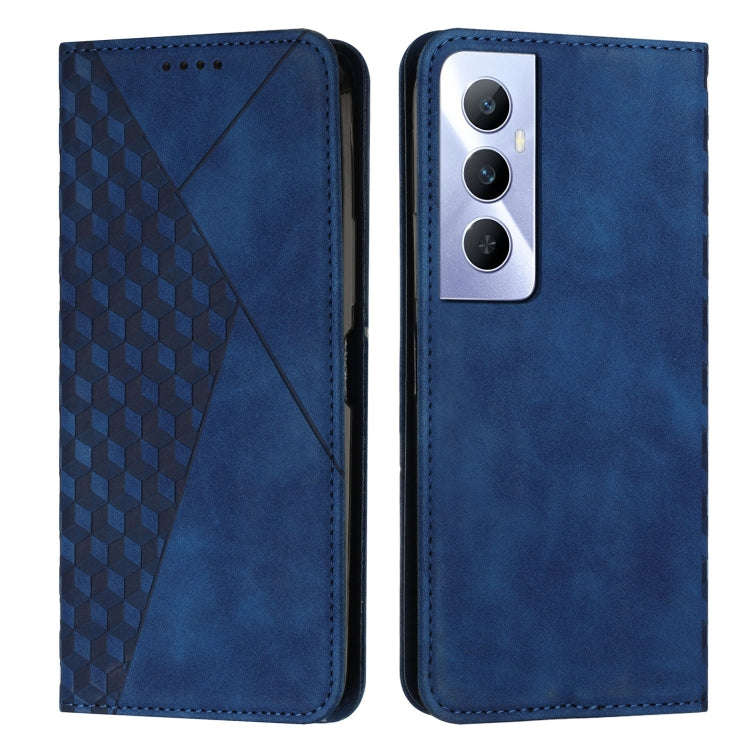 Diamond Splicing Skin Feel Magnetic Leather Phone Case, For Realme C65 4G, For Realme 9i 5G/V20 5G/V30t/V30, For Realme C55