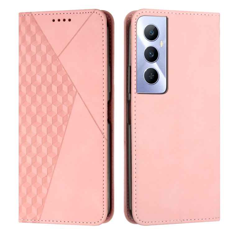 Diamond Splicing Skin Feel Magnetic Leather Phone Case, For Realme 11 Pro/11 Pro+, For Realme C65 4G, For Realme 9i 5G/V20 5G/V30t/V30, For Realme C55